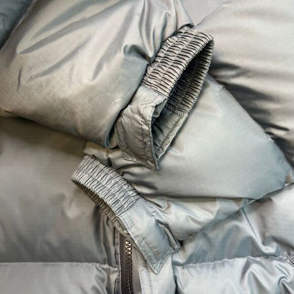 Asics Puffer Jacket Mens Size XXL Zipper Pockets Feather Down Warm Winter Coat - Picture 7 of 13